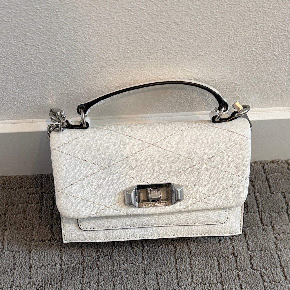 Rebecca Minkoff White Quilted Mini Bag